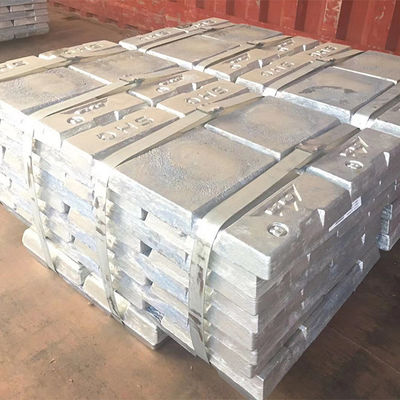 99,99% изготовитель слитков Zn слитка ASTM слитка A7 цинка очищенности алюминиевый