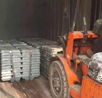 99,95% сплав слитка цинка ASTM AISI основанный цинком