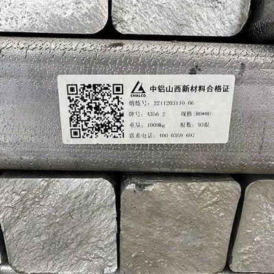Продажа серебряное белое a356.2 a7 99,7% фабрики Китая 99,999% алюминиевых слитка сплава магния